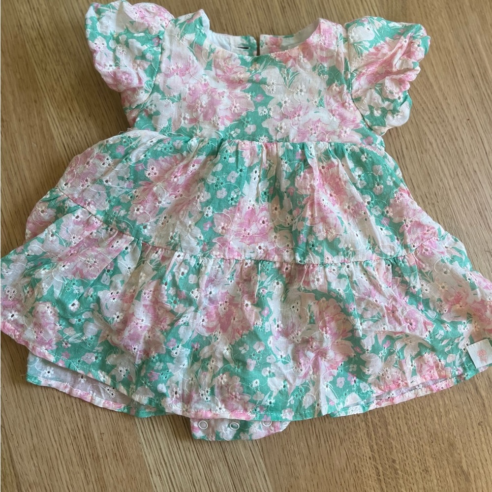 Sweet Honey 18 month dress with bodysuit closure
